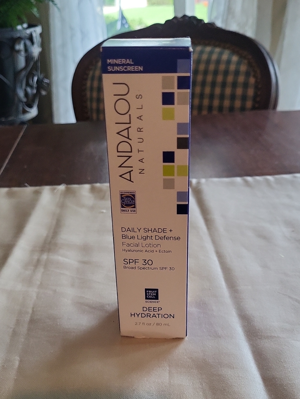 Andalou Naturals Daily Shade SPF 30 Facial Lotion - Deep Hydration (Deep)